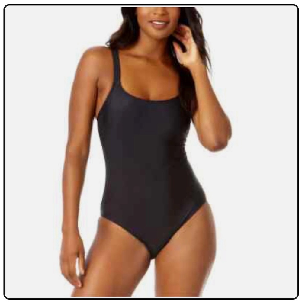 Hurley Black One-Piece Swimsuit - Women Swim